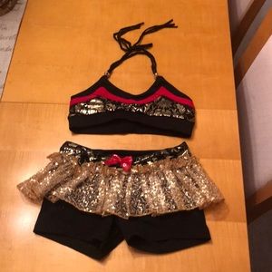 Girls dance top & bottom by California Kisses